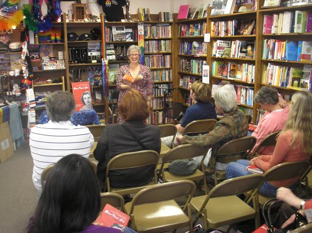 Reading at BookWoman