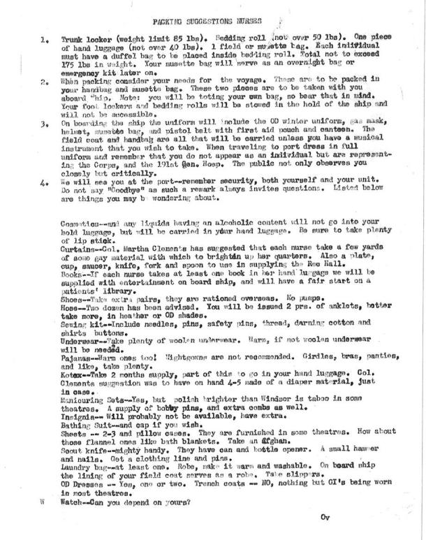 This list was Laura Rodriquez, shared by her daughter, Patricia Britton.