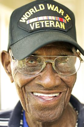 Richard Overton, aged 107
