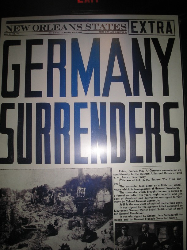 The title says it all;  photo from National World War II Museum, New Orleans.