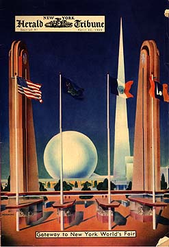 The futuristic style of the Fair is reminiscent of another 1939 classic:  The Wizard of Oz.
